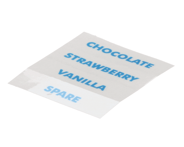 TAYLOR FREEZERS 021523 DECAL-SET OF 4 SYRUP FLAVORS