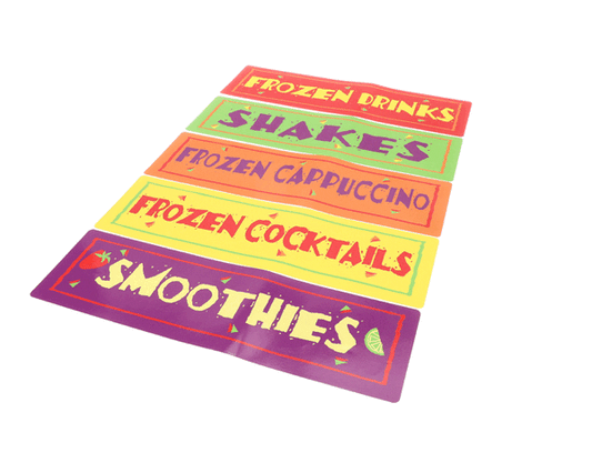 TAYLOR FREEZERS 056780 DECAL-STATIC CLING 432 SET/5