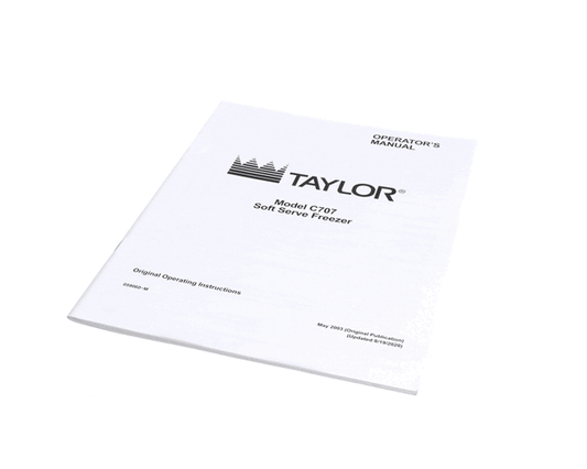TAYLOR FREEZERS 059060-M MAN-OPER C707