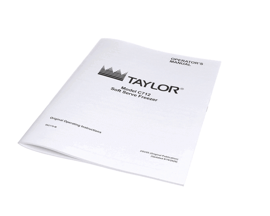 TAYLOR FREEZERS 062179-M MAN-OPER C712