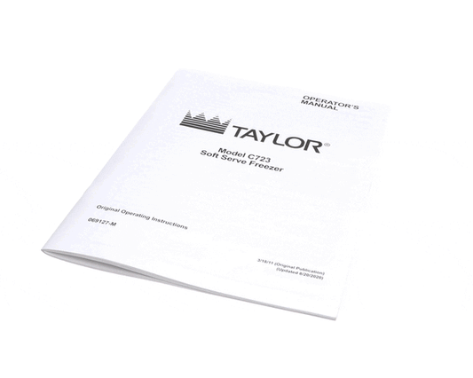 TAYLOR FREEZERS 069127-M MAN-OPER C723